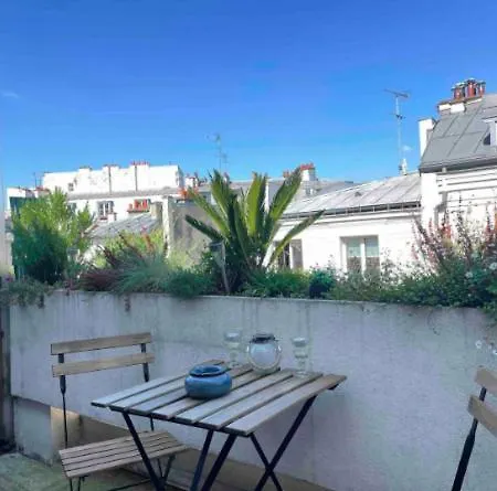 公寓 Pretty Marais Bastille With Balcony